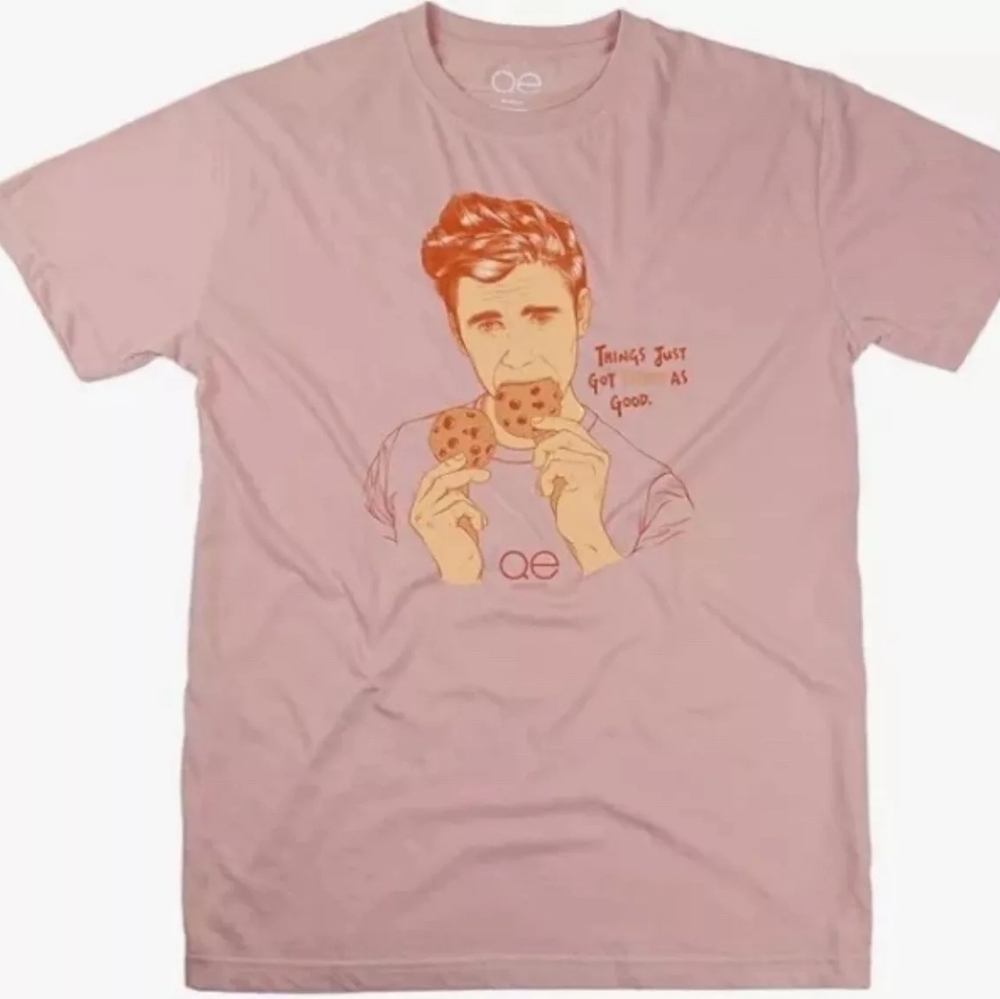 Queer Eye Twice As Good Unisex T-Shirt XLarge Pink NWT